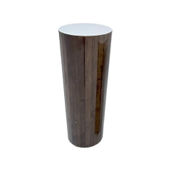 Pedestal - 110cm High - White + Wood P-PD101-WW