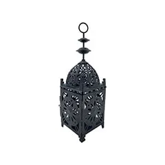 Arabic Lantern - 33cm - Black ​ ​P-AL124-BL