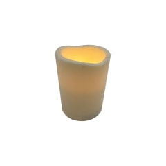 LED Candle - 9.5cm - Cream ​P-LQ108-CR