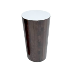 Pedestal - 90cm High - White + Wood ​P-PD103-WW