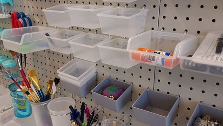 organized craft room