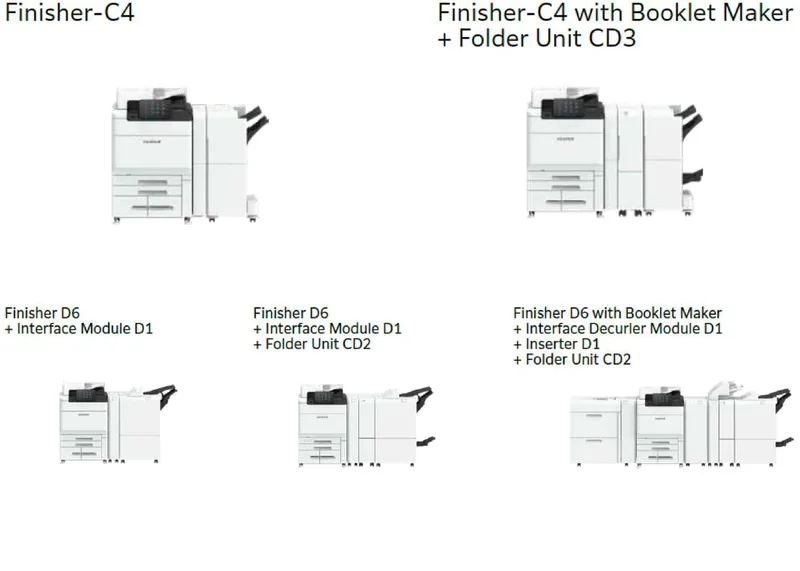 FUJIFILM Apeos C8180 / C7580 / C6580 Fujifilm Photocopy Machine Heavy Duty Colour Printer
