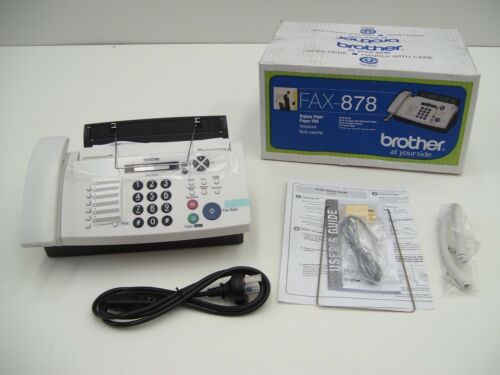 Brother FAX - 878 A4 Paper Small Fax Machine Mesin Fax Pejabat