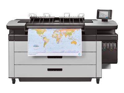 A1 A0 Production Plotter Printer With Scanner HP PageWide XL 4000 MFP proven HP PageWide Technology offers dependable production printing