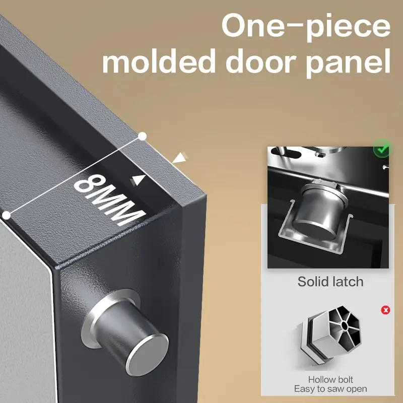 Wall Mounted Safe Box Deli-ET620 Digital Safe