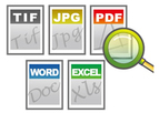 Scan and save documents into popular digital formats