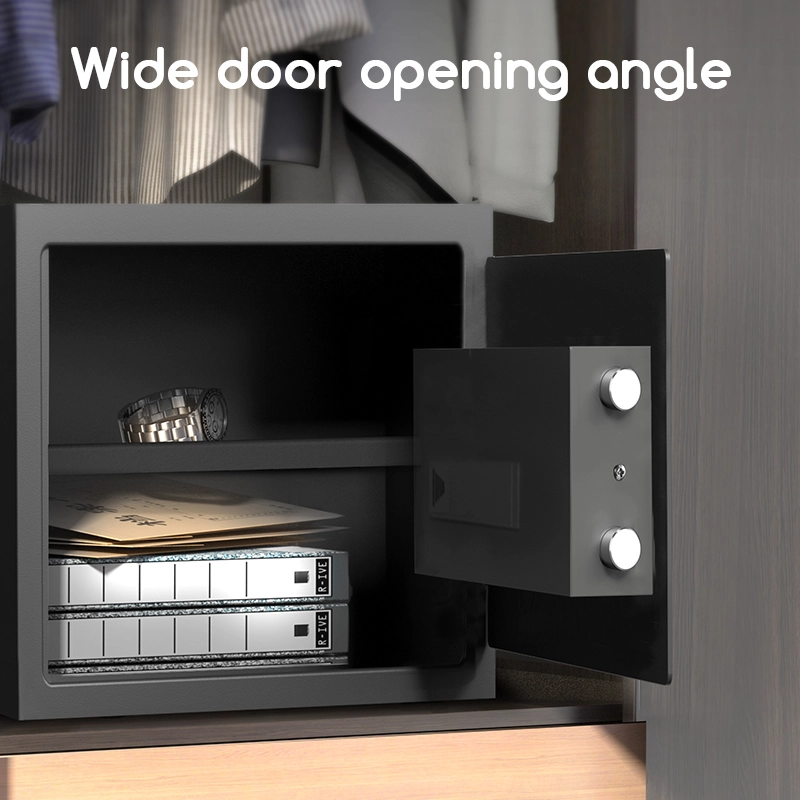 Fire-resistant Deli ET533 safe box placed in modern Kuala Lumpur small office