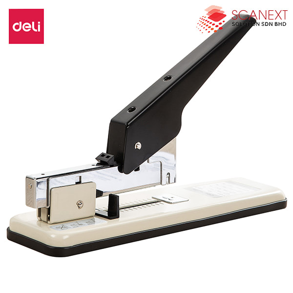 Heavy duty office stapler Deli E0394 with Scanext branding