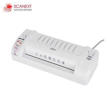 Office laminator machine Deli E3893-EU in Malaysia workplace