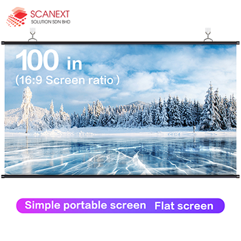 Corporate office setup featuring Deli E50448-E projector for clear presentation display