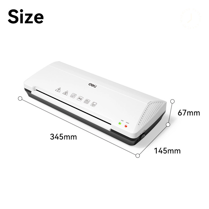 A3 laminator machine Deli ET105 on office desk Malaysia