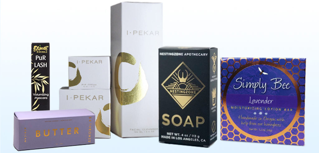 Spot UV and Gold Stamping Boxes