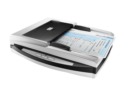 Scanner With OCR Plustek SmartOffice PN2040 Auto Feed Scanner and Flatbed Scanner