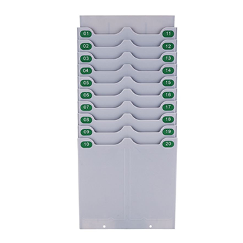 20 slot Punch Card Holder CR-20