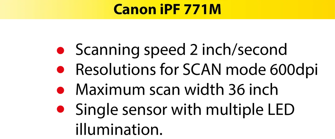 A1 A0 Plotter Printer Photostat Machine Canon IPF771M
