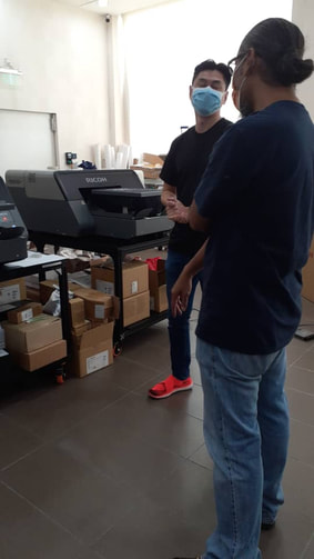 DTG Printer Demo on Ricoh Ri1000