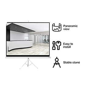 deli e50491  ​Tripod Projector Screen