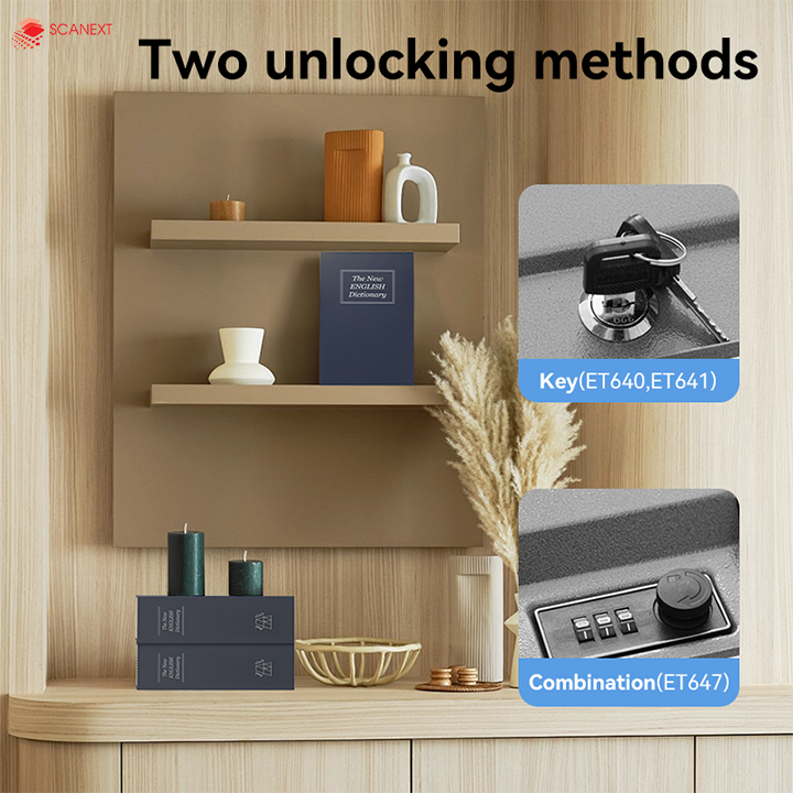 Deli ET647 Hidden Safe Book