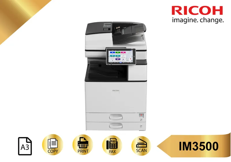 Ricoh IM3500 Black & White Photocopy Machine A3
