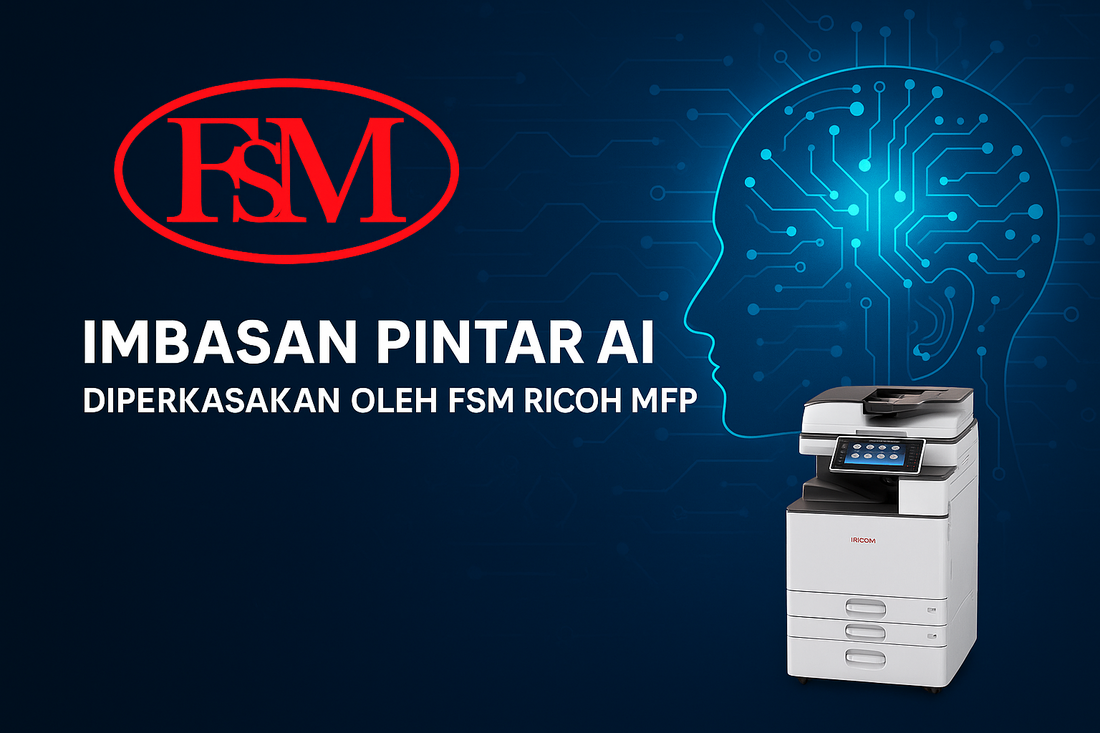 Ricoh A3 Mesin Fotostat Warna Imbasan AI Pintar Untuk Pejabat Moden