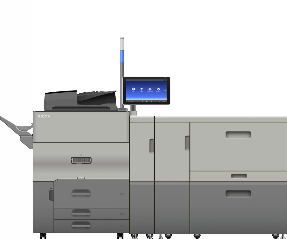 Ricoh ProC5300s with A3+ LCT Vacuum Feed