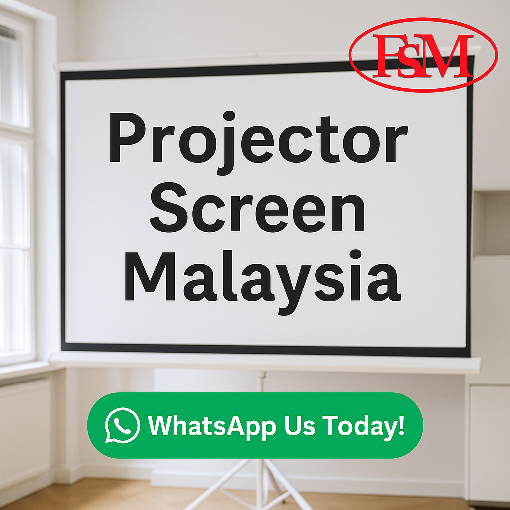 Projector Screen Malaysia – Sharp Visuals for Home, Office & Education