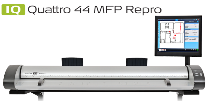 Contex IQ Quattro 44 MFP Repro is a B0 Size 44 inch Scanner Fit To Any Plotter