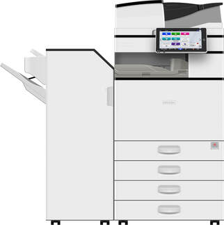 Ricoh IM2500 / IM3000 / IM3500 / IM4000 / IM5000 / IM6000 With Stapler Finisher and Tray 3 and 4