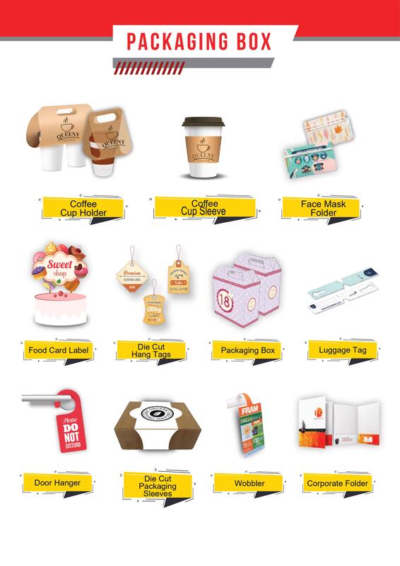 Packaging Box Printing Agent Price