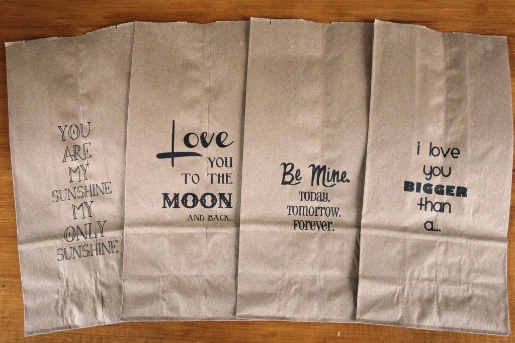 Print Kraft Paper Bag, Custom Design Brown Paper Bag