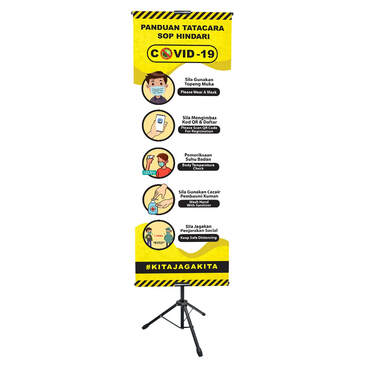 Covid Bunting + Stand
