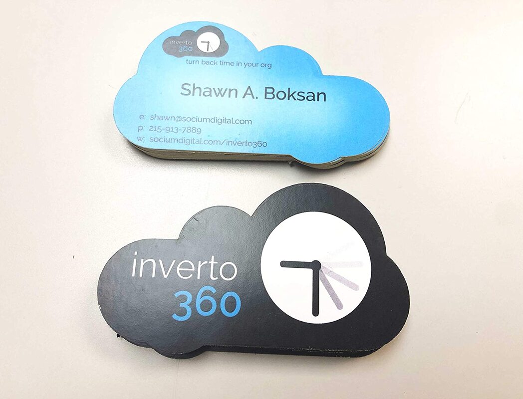 Custom Shape Name Card