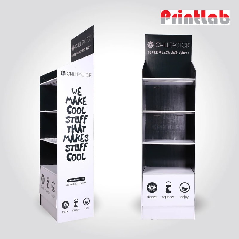 Cardboard Carton Floor Display Stands for Retail & Promotion in Malaysia