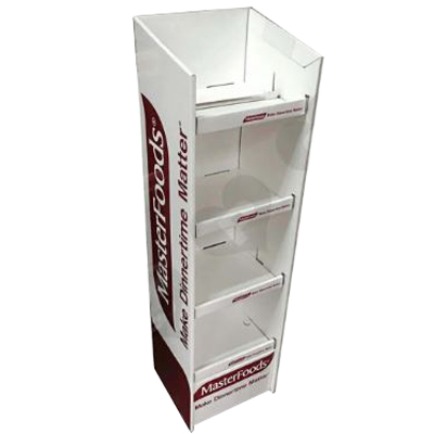 Cardboard Promotion Shelf, Floor Product Display Stand, Product Display Standee Rack, Point of Sales Display Rack, Pop Floor Display Stand, Point of Purchase Display,