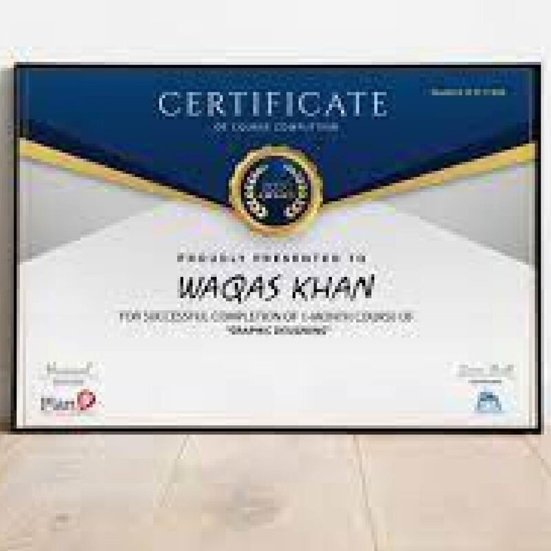 Full Colour Certificate Printing