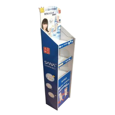 Custom Floor Display Stands for Cosmetics Printing in Malaysia