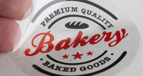 Print Transparent Sticker, Translucent Sticker Label