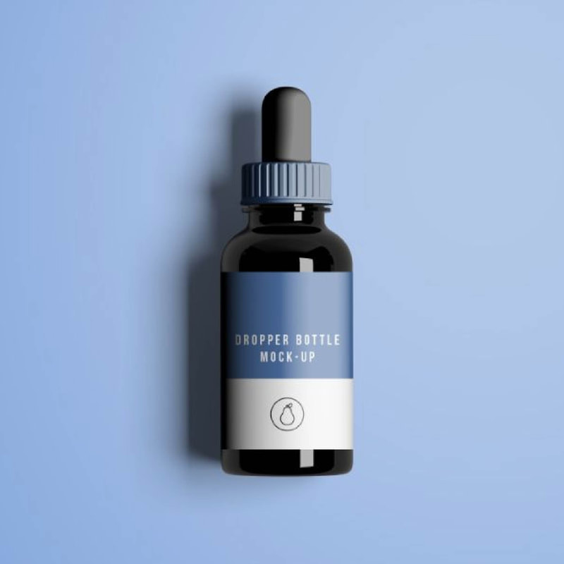 Printlab KL custom pearl white PP PE label printing for serum bottles, facial cleanser tubes, cream jars, toiletries, supplement jars and beauty packaging.