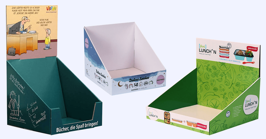 Counter Display Stand Printing, Rak Display Produk