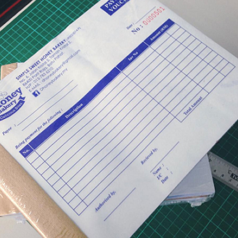 Print Custom Form, Tracking Form