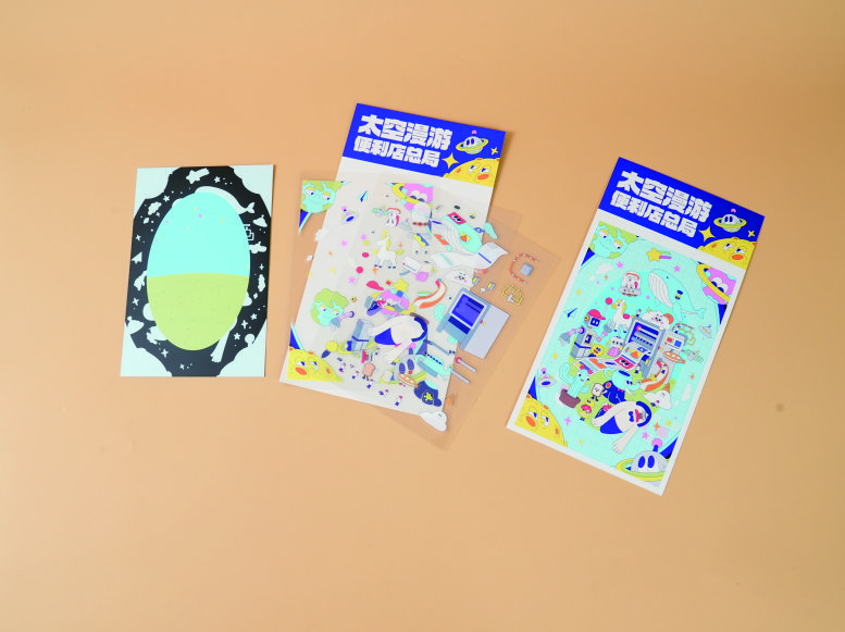 Custom DIY landscape stickers 3D printing in KL for miniature scene sticker sheets, scrapbooking scenery stickers and decorative craft stickers by Printlab.
