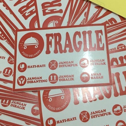 Delivery Instructions Sticker