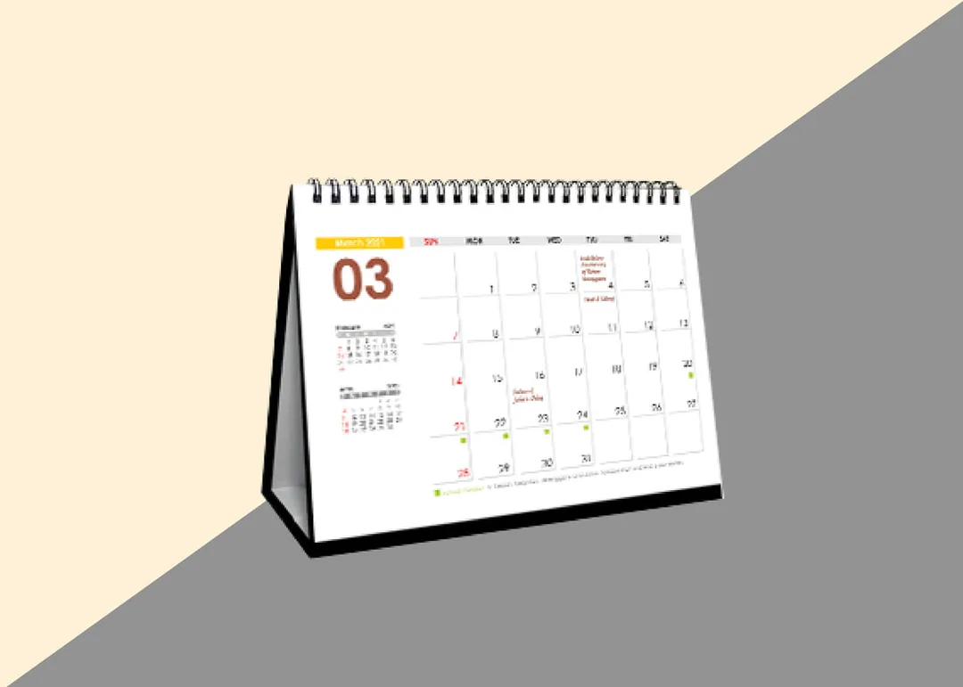 Desk Calendar