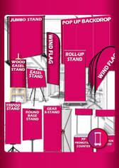 Banner, Bunting, Windflag, Roll Up, Promotional Table