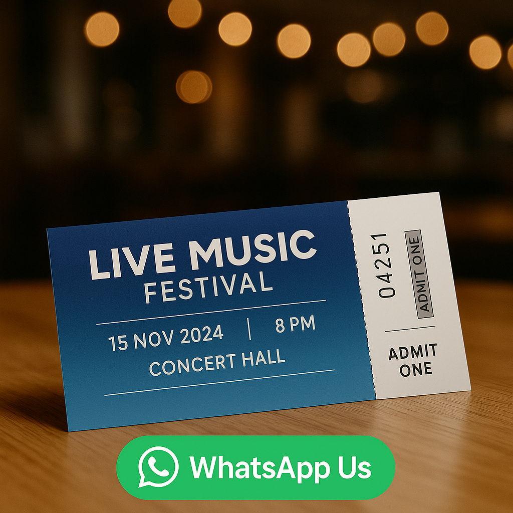 Event Ticket Printing in Malaysia