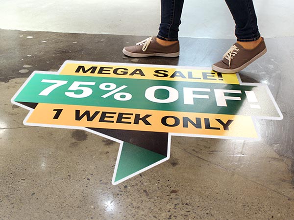 Floor Sticker Printing, Anti Slip Floor Sticker