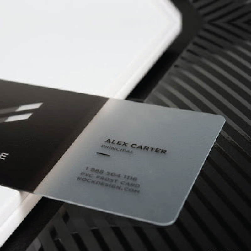 Frosted Business Card