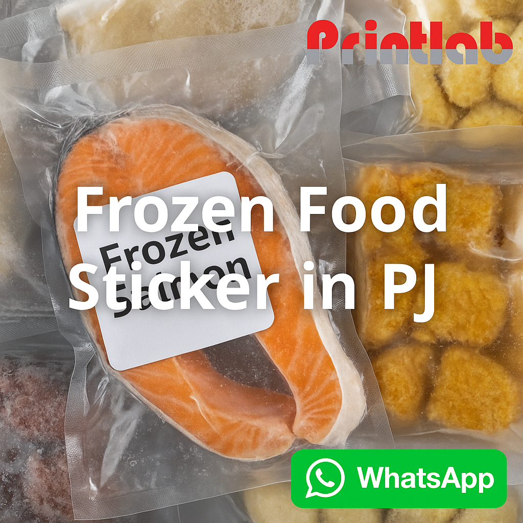 Frozen Food Sticker Printing in PJ