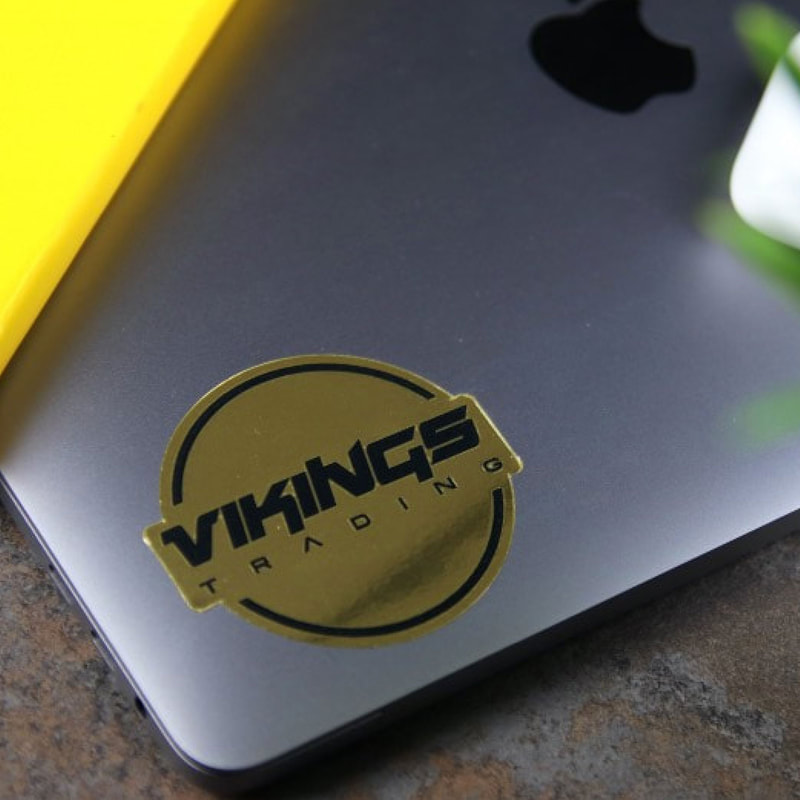 Gold Silver Sticker