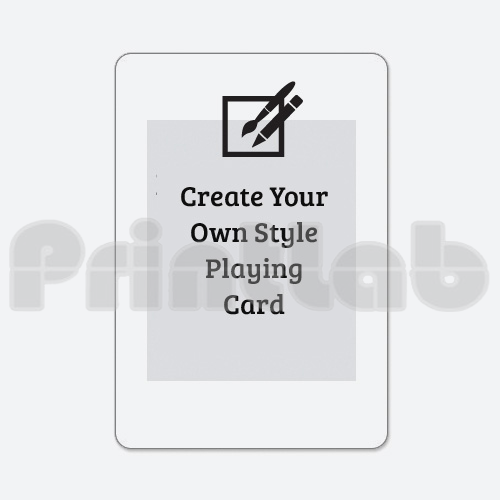 Premium custom playing card printing with 57 × 87 mm and 60 × 97 mm card size options.